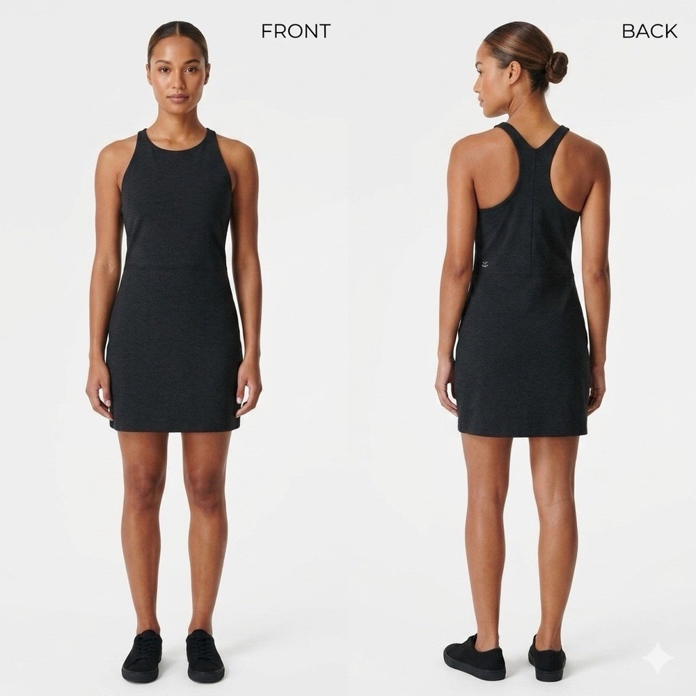 Beyond Yoga Size-XL/TG Women's Athletic Dress Dark Gray